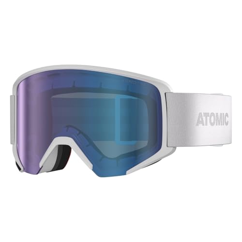 ATOMIC SAVOR STEREO Skibrille I Ski- & Snowboardbrille mit Stereo Scheibentechnologie für klare Sicht I Damen- & Herren-Ski-Brille mit Live Fit Rahmen für individuelle Passform