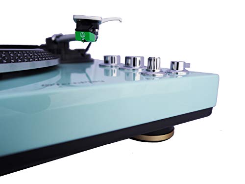 TechPlay TCP4530 Analog Turntable with Built-in Phono Pre-Amplifier, by-Pass Selecter, Auto-Return, Aluminum Platter
