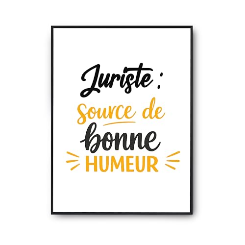 Affiche Juriste Poster Humour Otshirt Décoration Murale Imprimé en France