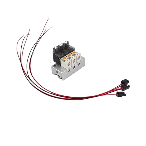 Électrovanne de commande à 3 voies de 10 mm bloc de 4 groupes intégré - 2