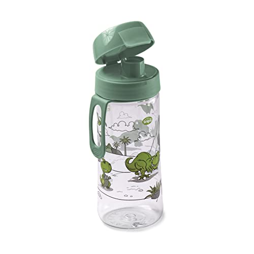 Snips - Dino Water Bottle - Water Bottle Kids - 0,50 LT - Kids Water Bottle 7x7x20 cm - Made in Italy - 0% BPA and Phthalate Free - Image 2