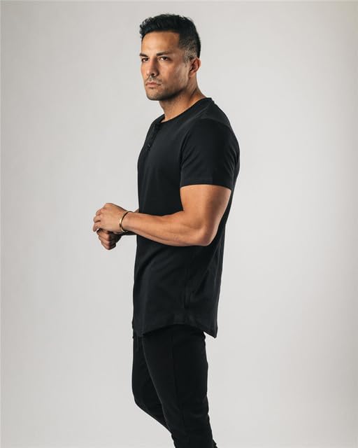 Image of Men's Fashion Henley Neck Half Sleeve T-Shirts