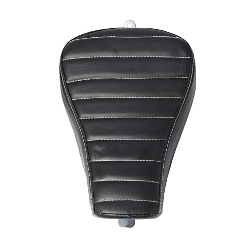 GUDITEM Motorcycle Driver Rider Solo Seat Cushion For Harley Sportster Forty Eight XL1200 883 72 48, Black Stripe