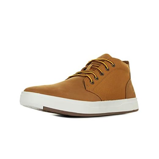 Timberland Davis Square F/L Chukka Botas de Moda para Hombre, Amarillo (Wheat Nubuck), 41.5 EU
