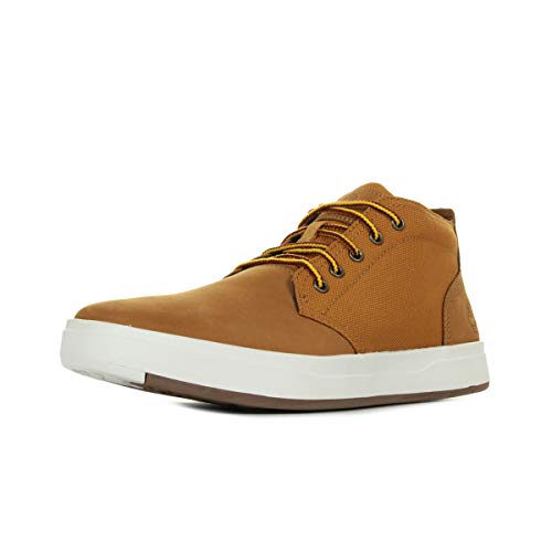 Timberland Davis Square, Heren Chukka Boots, Beige (Wheat Nubuck W/Cordora 231), 43 EU