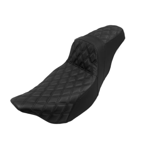 Cojín de asiento de motocicleta biplaza para viajes largos en Road King y Street Glide 09-23