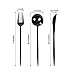 Efavormart 60-Pack Heavy Duty Plastic Utensil Set - Black Disposable Cutlery - Sleek Premium Silverware Set for All Occasions & Events