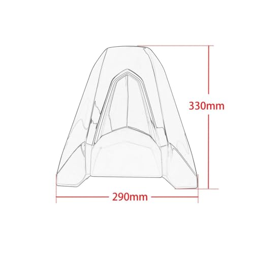 Couverture carénage queue CB 650R 2024 accessoire selle moto - 6