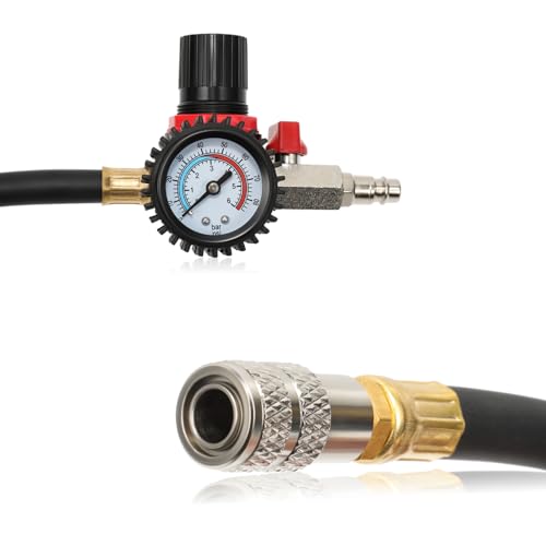 GEARMONSTER 9tlg Turbolader Ladeluft System Adapter Satz Ladeluftkühler Abdrücksatz Tester Prüfwerkzeuge für Ladeluftschläuche, Abgasturbolader und Kompressorsysteme