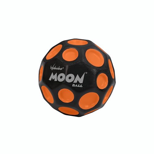 Sunflex x Waboba Moonball Orange - Spingball mit hoher Sprungkraft - Gummiball mit hoher Qualität - Durchmesser 6,5 cm