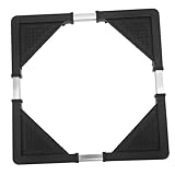 Soporte de carga: el carrito de lavadora de alta resistencia ofrece soporte para electrodomésticos grandes, lo que garantiza que el soporte de su lavadora o refrigerador de bebidas permanezca elevado de forma segura sobre el piso, soporte de lavadora de acero inoxidable, soporte de base de refrigerador