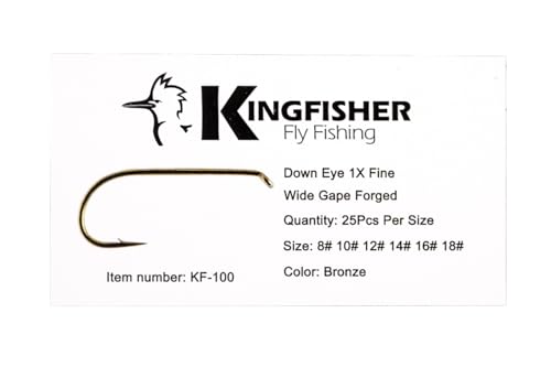 Kingfisher Fly Fishing Standard Dry Fly Hook