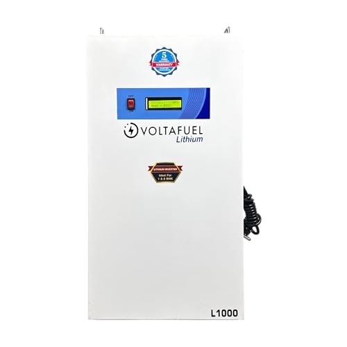 Image of L1000 Lithium Home Inverter 1000VA with 1280Wh LiFePO4 Battery | Up to 8 Hours Backup | Wall Mount Design | LED Display | Full 5 Year Product Warranty