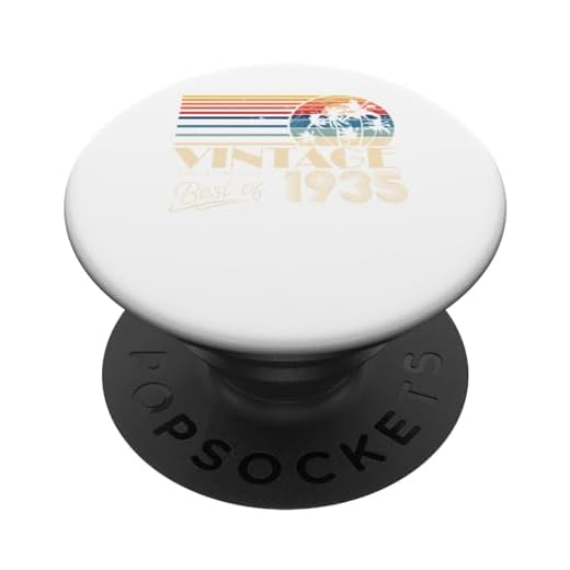 1935 Vintage Cumpleaños Retro Edición Limitada Hombres Mujer PopSockets PopGrip Intercambiable