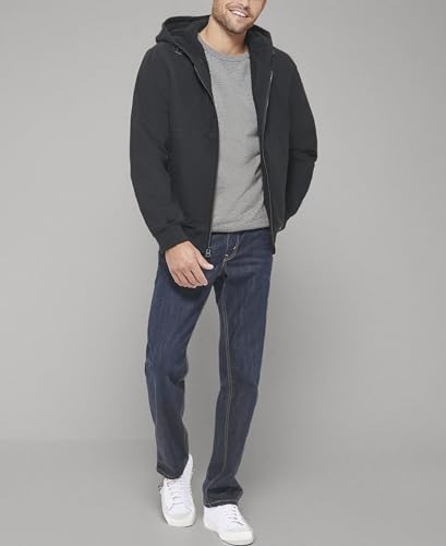 Image of Levi's mens Workwear Cotton Canvas Hoody Bomber Jacket (Regular & Big & Tall Sizes)