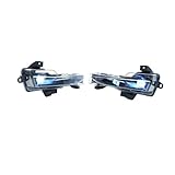 HONGHONGHUO Compatible for Model 3 2017-2021,Driving Lamp DRL,1 Pair Car Front Fog Light