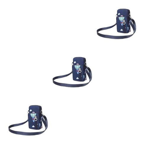Besace femme bleu compacte avec bandoulière confortable pour téléphone et sport