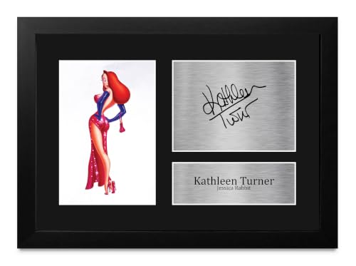 Memorabilia de Jessica Rabbit Who Framed Roger Rabbit imagen con autógrafo Kathleen Turner