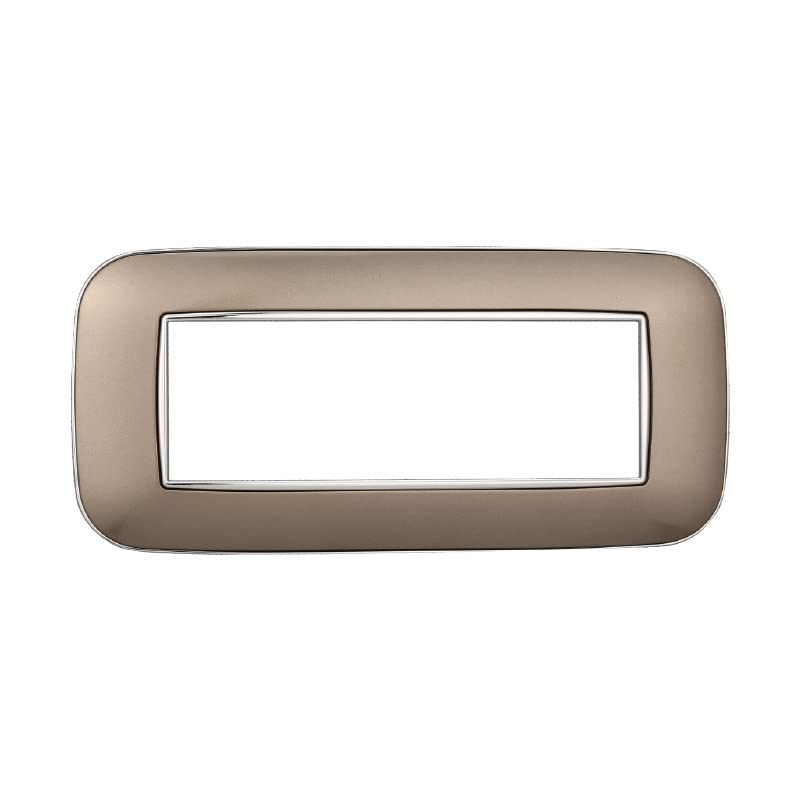 Plaque compatible Bticino Axolute 6 modules pour rénover support jauni - 3