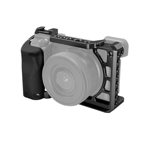 �݊���������܂� Sony A6100/A6300/A6400�Ή� - �V���R���n���h���ƃR�[���h�V���[�}�E���g�t��DSLR�J�����P�[�W���O�Z�b�g(3164 Cage)