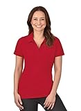 Trigema Damen Poloshirt ohne Knopfleiste