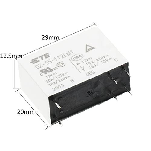 Relé de comunicación 16A 240V OZ-SS-112LM1F original de 6 pines normalmente abierto para PCB 4