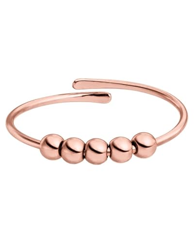 Bague Fidget Purelei Shade en acier étanche pour le bureau et le sport