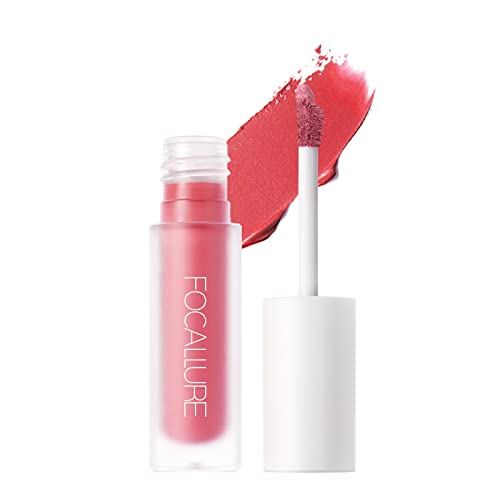 FOCALLURE Staymax Matte Liquid Lipstick,Velvety Liquid Lipstick,Long Lasting Waterproof Velvet Lip Gloss,Pigmented Lip Makeup Gift for Girls and Women,#2