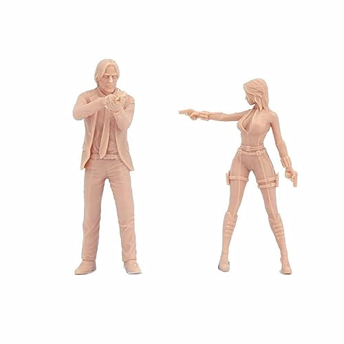 Figura Miniatura Agente Secreta Femenina 2 Pzs 1/35