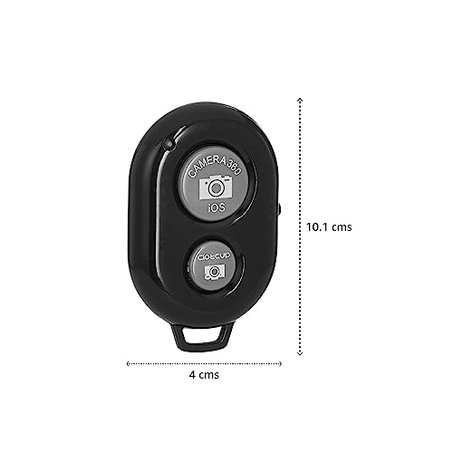 Amazon Basics Bluetooth Remote Shutter for iOS and Android with Bluetooth Technology, Useful for Selfies, Group Shots, self Portraits and Long-Exposure Shots | Works with Most Smartphones and Tablets 6 31MZd7LjrcL