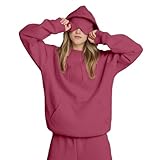 hoodie schwarz herren, Hoodie Damen Oversize mit Schlafmaske Bequeme Travel Kapuzenpullover Langarm...