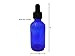 Dropper Stop® 2oz Cobalt Blue Glass Dropper Bottles (60mL) with Tapered Glass Droppers - Pack of 80