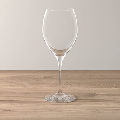 Villeroy & Boch Maxima Bordeaux - Set Di 4 Calici Da Vino Rosso In Cristallo, Lavabili In Lavastoviglie, 616,6 G