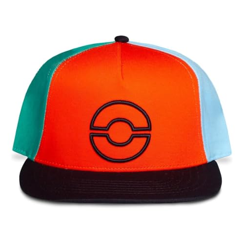 Casquette Pokemon Pokeball Difuzed pour vos Sorties Urbaines et Conventions Geek Style Snapback