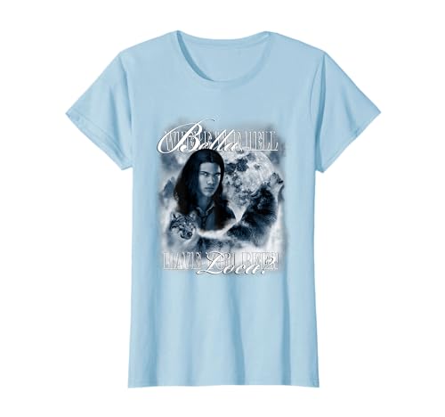 Twilight Saga Retro Jacob Wolf Moon Loca Movie Maglietta