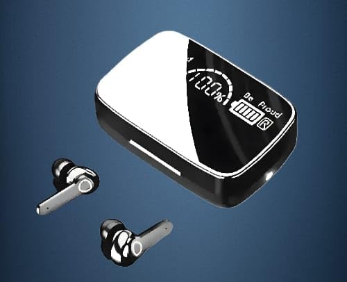M19 TWS Bluetooth 5.3 Wireless Earbuds with LED Battery Display, Deep - Image 1