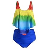 Bikini Mujer 2018 Push Up botón a presión Traje De BañO Para Mujer De Cintura Alta Bikini De Piel De Serpiente Bikini De Talle Alto Bikini De Un Hombro Bikini Deportivo Bikini Floral