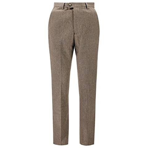 Xposed Houndstooth Wool Blend Suit Trousers Cover
