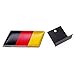 BEOKNL Autocollant universel pour voiture de golf avec drapeau allemand - Nom de la couleur : A