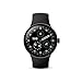 Google Pixel Watch 4 (41 mm) – Android-Smartwatch mit gewölbtem Display und Fitness-Tracking und Unterstützung von Gemini – Aluminiumgehäuse in Matte Black – Sportarmband in Obsidian – WLAN