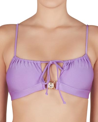 Bikini top bandeau doux avec bijou Chiara Ferragni maillot de bain chic femme