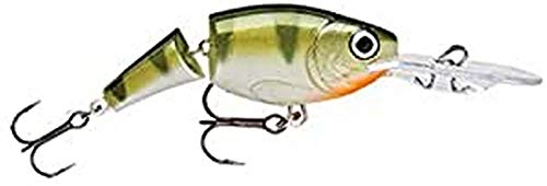 Rapala - Jointed Shad Rap Angelköder - Angelzubehör mit leichtem und widerstandsfähigem Körper - Süßwasser Spinnköder - Lauftiefe 2.1-4.5m - Fischköder 9cm, 25g - Hergestellt in Estland - Yellow Perch