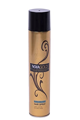 ClubBeauty Nova Gold System Professional Hair Spray – Super Firm Hold Spray (400 Ml), Pack of 1