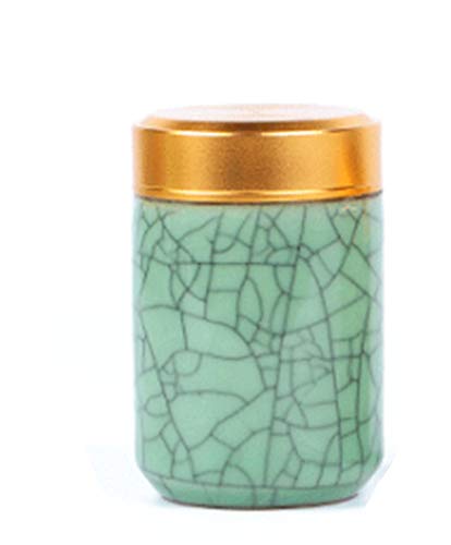 WOIWO 1 PCS The New Mini Celadon Tea Can Has Multi-Function Ceramic Seal Tea Canister image 2