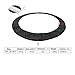 Aosekaa Trampoline Spring Cover, Standard Trampoline Pad, Black