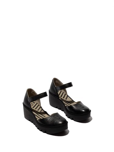 FLY London Women's Minimalist Leather Sandals - Casual Comfort Footwear