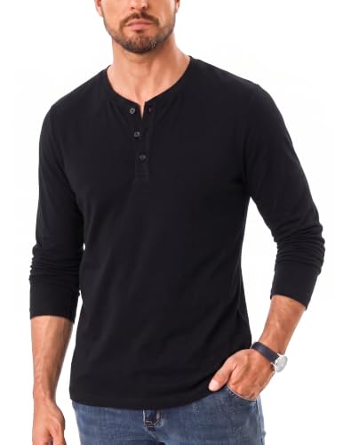 Mens Henley Long Sleeve - image 2