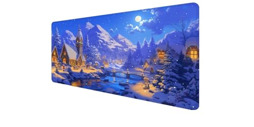 Tapis de souris XXL gaming 700x400mm antidérapant Village D1-309