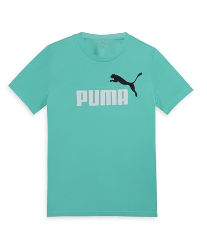 Image of Puma Boy Cotton Solid Regular Fit Tees