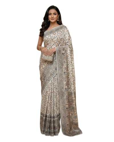 Sari en soie Banarasi résistant aux plis vêtement de fête confortable pour femme